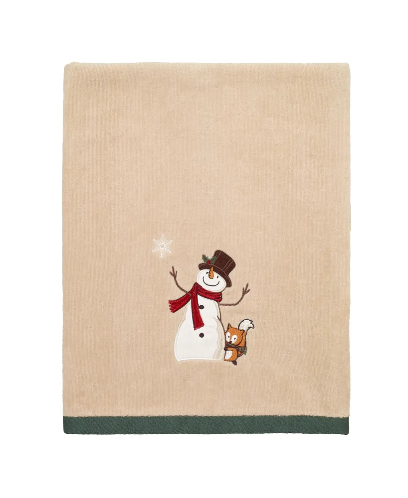 Avanti Friendly Gathering Cotton Embroidered Hand Towel - Macy's