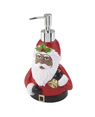 Avanti Santa with Bell Holiday Resin Soap/Lotion Pump
