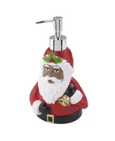 Avanti Santa with Bell Holiday Resin Soap/Lotion Pump