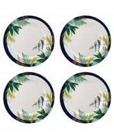 Sara Miller Parrot Dinner Plate, Set of 4