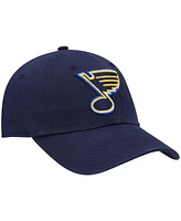 Men's Navy St. Louis Blues Core Primary Logo Adjustable Hat