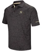 Men's Black Colorado Buffaloes Down Swing Polo