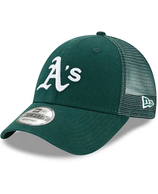 Men's Green Oakland Athletics Trucker 9FORTY Adjustable Snapback Hat