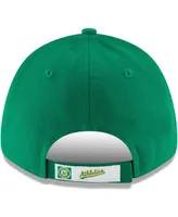 Men's Green Oakland Athletics Alternate The League 9FORTY Adjustable Hat