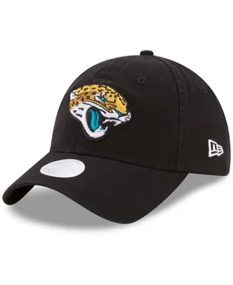 Women's Black Jacksonville Jaguars Core Classic Primary 9TWENTY Adjustable Hat