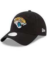 Women's Black Jacksonville Jaguars Core Classic Primary 9TWENTY Adjustable Hat