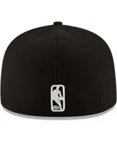 Men's Black Oklahoma City Thunder and White Logo 59FIFTY Fitted Hat