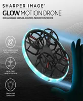 Sharper Image Glow Motion Rechargeable Gesture-Control Indoor Stunt Drone