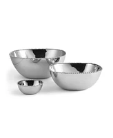 Molten Medium Bowl - Silver