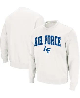 Men's White Air Force Falcons Arch Logo Sweatshirt
