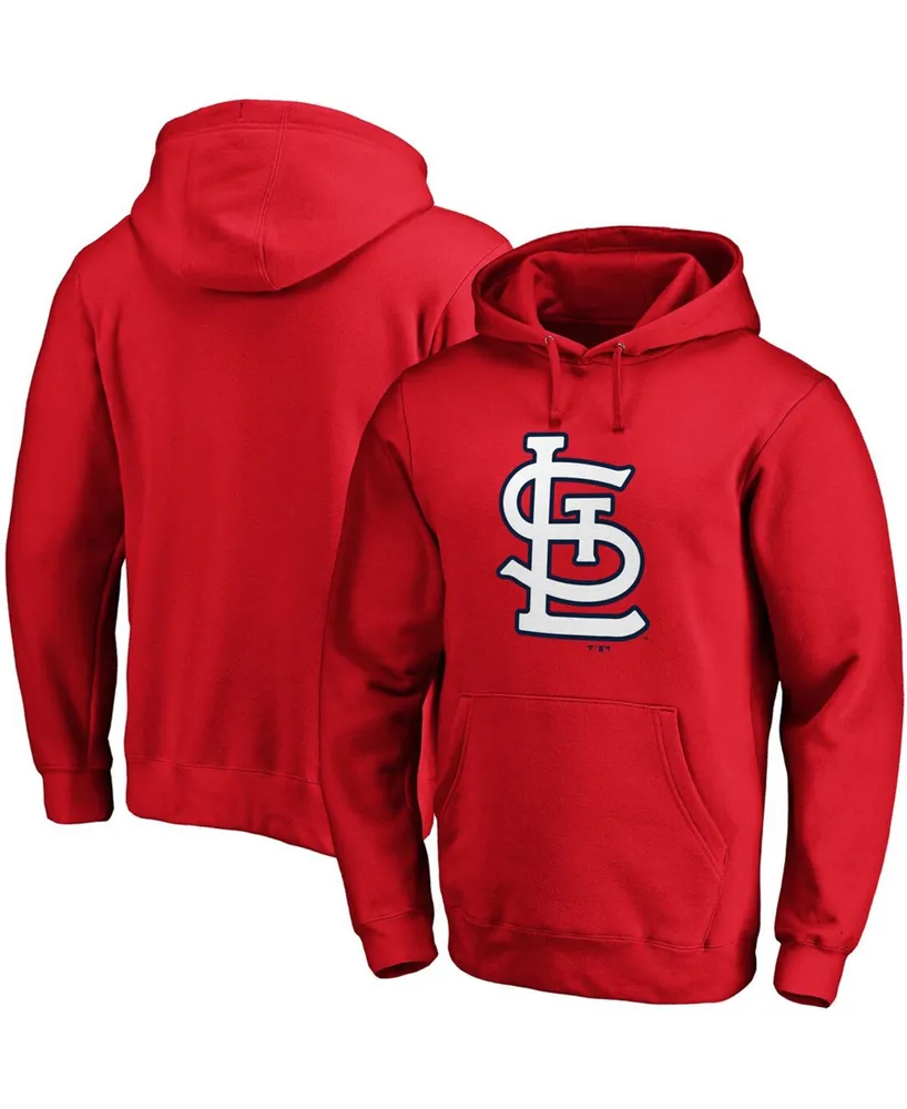 Men's Red St. Louis Cardinals Official Logo Pullover Hoodie