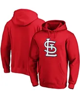 Men's Red St. Louis Cardinals Official Logo Pullover Hoodie
