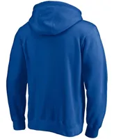 Men's Royal Philadelphia 76ers Post Up Hometown Collection Pullover Hoodie