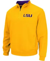 Men's Gold Lsu Tigers Tortugas Logo Quarter-Zip Jacket