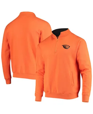 Men's Orange Oregon State Beavers Tortugas Logo Quarter-Zip Jacket