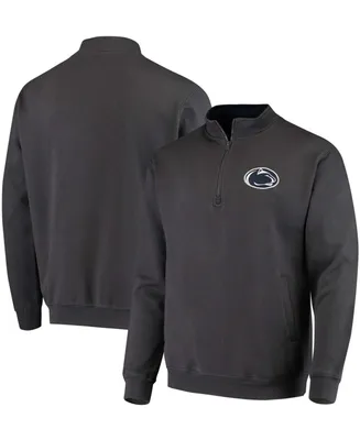 Men's Charcoal Penn State Nittany Lions Tortugas Logo Quarter-Zip Jacket