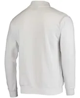 Men's White Texas A M Aggies Tortugas Logo Quarter-Zip Jacket