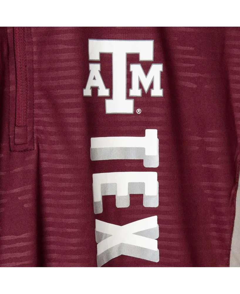 Men's Maroon Texas A M Aggies Bart Windshirt Quarter-Zip Pullover Jacket