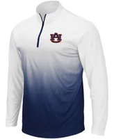 Men's Navy Auburn Tigers Magic Team Logo Quarter-Zip Jacket