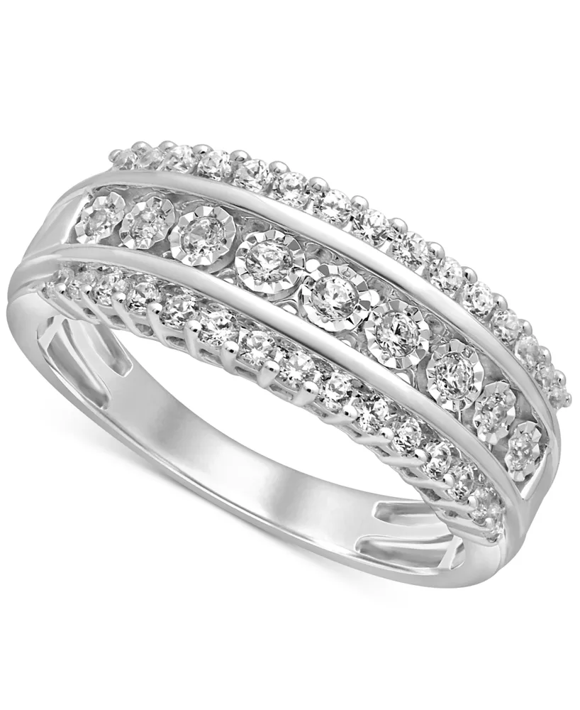 Diamond Anniversary Band (1/2 ct. t.w.) in 14k White Gold