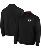 Men's Black Virginia Tech Hokies Tortugas Logo Quarter-Zip Jacket