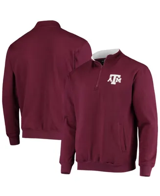 Men's Maroon Texas A M Aggies Tortugas Logo Quarter-Zip Jacket