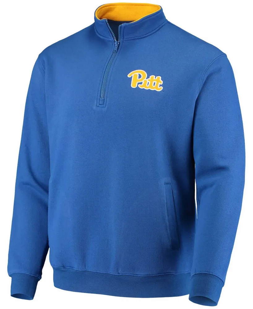 Men's Royal Pitt Panthers Tortugas Logo Quarter-Zip Jacket