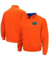 Men's Orange Florida Gators Tortugas Logo Quarter-Zip Pullover Jacket