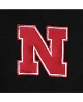 Men's Black Nebraska Huskers Tortugas Logo Quarter-Zip Jacket