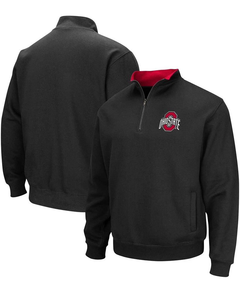 Men's Colosseum Ohio State Buckeyes Tortugas Team Logo Quarter-Zip Jacket