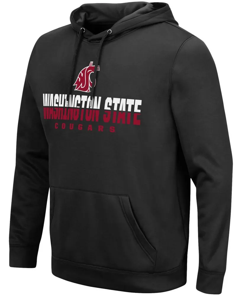 Men's Black Washington State Cougars Lantern Pullover Hoodie