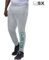 Men's Heather Gray New York Jets Jogger Pants