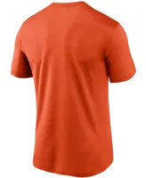 Men's Orange Chicago Bears Logo Essential Legend Performance T-shirt