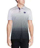 Men's Gray Kansas State Wildcats Magic Team Logo Polo Shirt