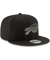 Men's Black Buffalo Bills B-Dub 9Fifty Adjustable Hat