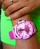 Spgbk Watches Unisex Hillendale Pink Silicone Band Watch 44mm