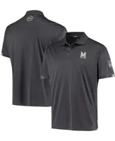 Men's Charcoal Maryland Terrapins Oht Military-Inspired Appreciation Digital Camo Polo