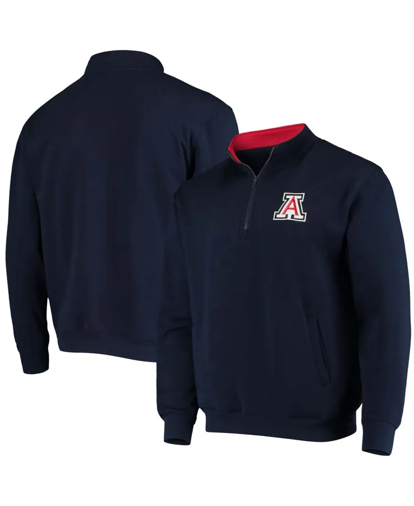 Men's Navy Arizona Wildcats Tortugas Logo Quarter-Zip Jacket