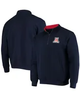 Men's Navy Arizona Wildcats Tortugas Logo Quarter-Zip Jacket