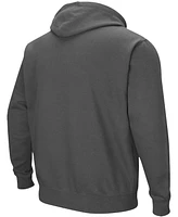 Men's Charcoal Ohio State Buckeyes Arch and Logo Pullover Hoodie