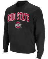 Colosseum Men's Ohio State Buckeyes Team Arch Logo Tackle Twill Pullover Sweatshirt