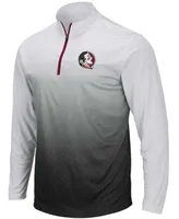 Men's Gray Florida State Seminoles Magic Team Logo Quarter-Zip Jacket