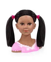 Bayer 11" Charlene Super Model African American Styling Doll Head