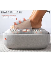 Sharper Image Acupressure Heated Foot Massage Ottoman