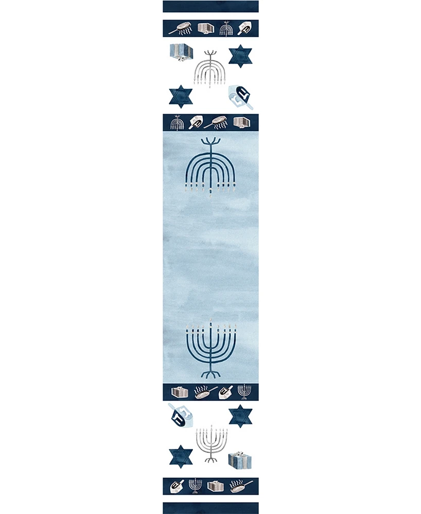 Happy Hanukkah Table Runner, 72" x 13"