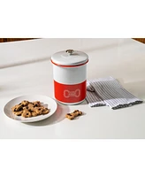 Le Creuset 4.25 Quart Enamel on Steel Pet Treat Jar with Lid