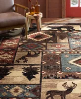 Global Rug Designs Teton Bear 1'10" x 6'10" Runner Rug