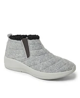 Dearfoams Women's Naomi Double Gore Bootie Winter Ankle Boot