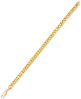 Italian Gold Miami Cuban Chain Bracelet in 10k Gold