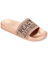 Kenneth Cole Reaction Women's Screen Jewl Slides Flat Sandals